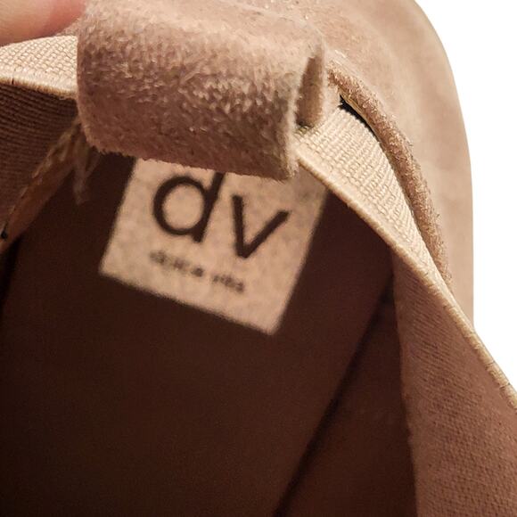 NEW DV Dolce Vita Women's Rielle Chelsea Lug Sole dune suede bootie sz 11 - Picture 7 of 8